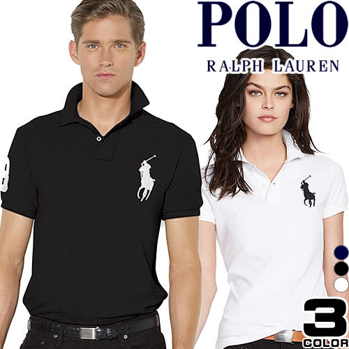 ポロ ラルフローレン Polo Ralph Lauren ポロシャツ ビッグポニー 半袖 メンズ レディース ロゴ 刺繍 おしゃれ ブランド 白 黒 ホワイト ブラック ネイビー