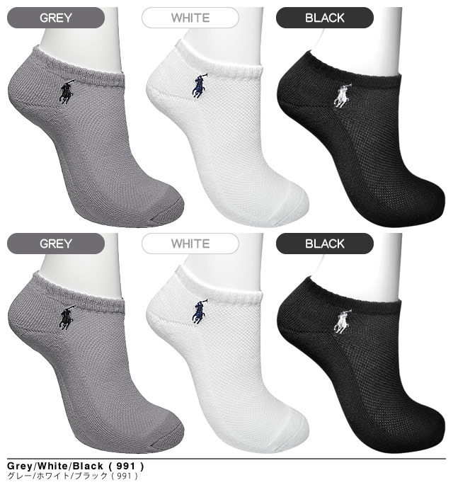 お買い得商店街 POLO RALPH 6 6足 靴下 RALPHLAUREN ラルフローレン ポロ LAUREN 小物