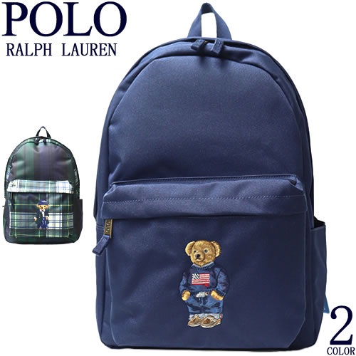 RalphLauren リュックサック  チェック柄 キャンバス POLO RALPH LAUREN ポロ ラルフローレン Polo Ralph Lauren