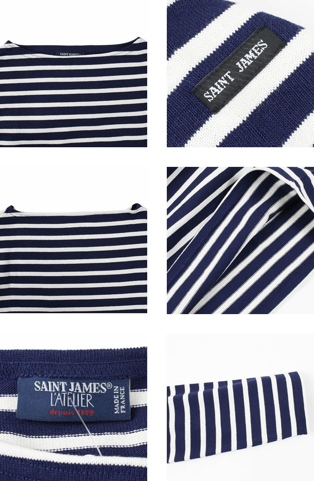 セントジェームス SAINT JAMES ロンT 長袖 Tシャツ ギルド ウェッソン バスクシャツ レディース ボーダー ボートネック 大きいサイズ  ブランド : 257-001 : MSS - 通販 - Yahoo!ショッピング