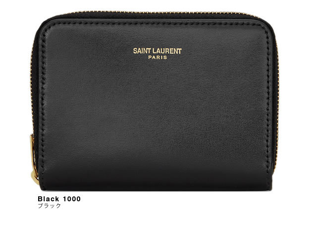 サンローラン パリ SAINT LAURENT PARIS 財布 二つ折り財布 小銭入れ 