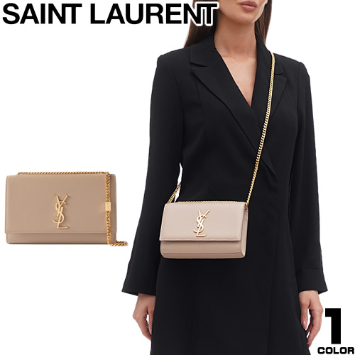 サンローラン SAINT LAURENT バッグ ショルダーバッグ ケイト スモール レディース カサンドラロゴ 斜めがけ ブランド 革 本革 レザー  小さめ ベージュ : 288-038 : MSS - 通販 - Yahoo!ショッピング