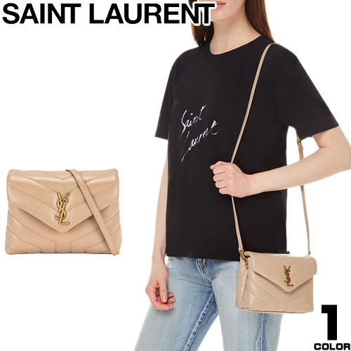 サンローラン SAINT LAURENT バッグ ショルダーバッグ ルル トイバッグ レディース 2way キルティング 斜めがけ ブランド 革 本革  レザー 小さめ ベージュ : 288-042 : MSS - 通販 - Yahoo!ショッピング