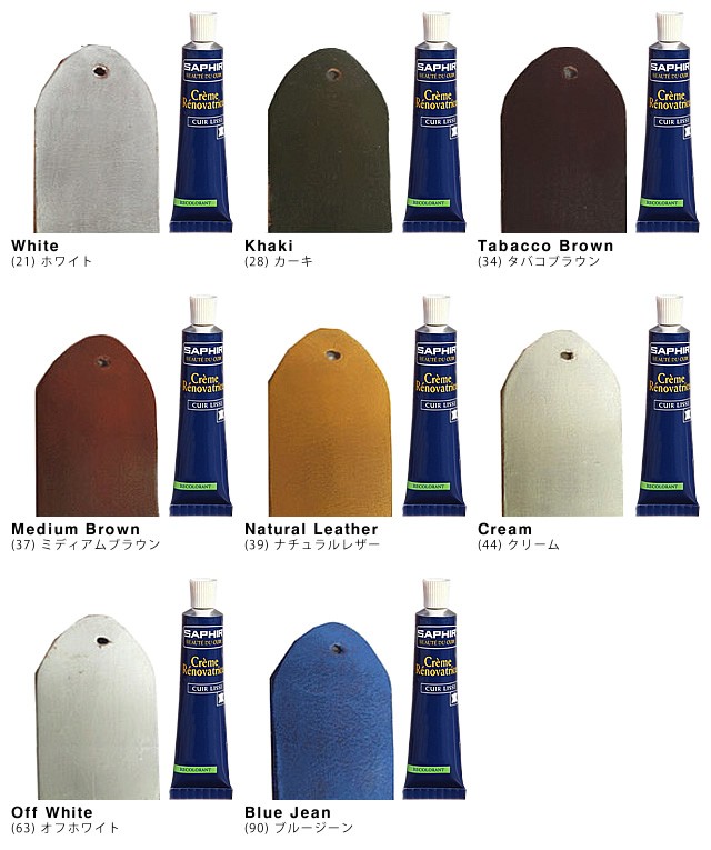 サフィール SAPHIR レノベイティングカラー補修クリーム 25ml スムース