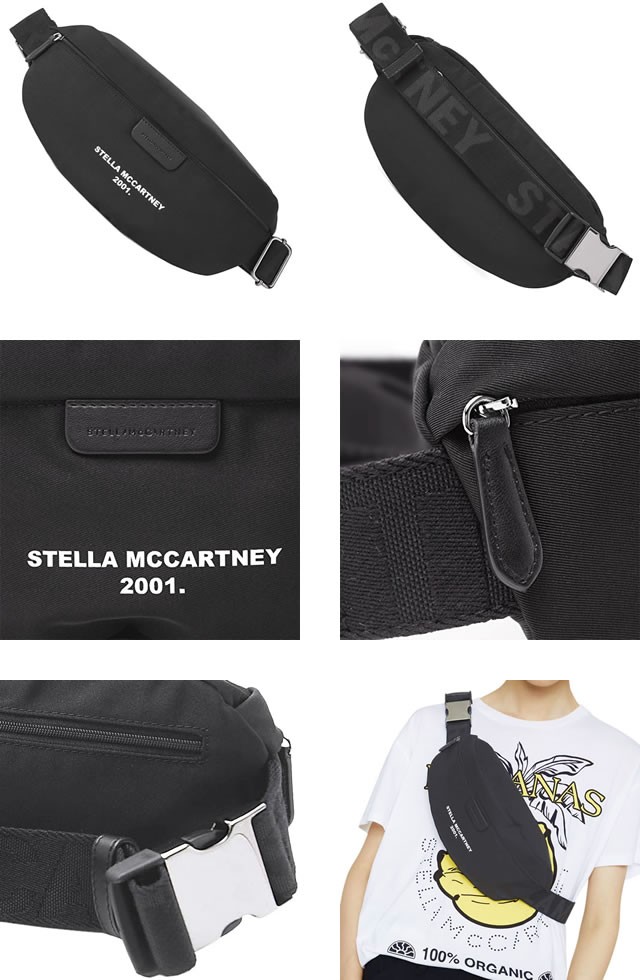 2024年のクリスマス STELLAMcCARTNEY◇ウエストバッグ/ナイロン/BLK