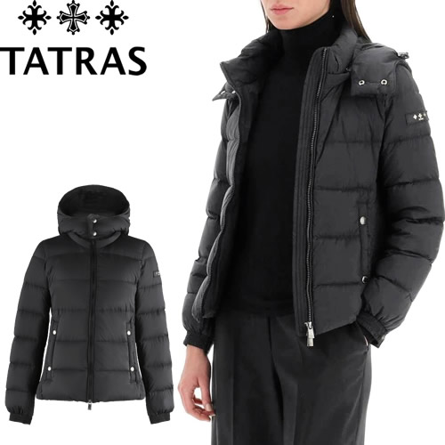 タトラス TATRAS ダウン ダウンジャケット ミレル レディース ショート ブランド 軽量 撥水 大きいサイズ 黒 ブラック