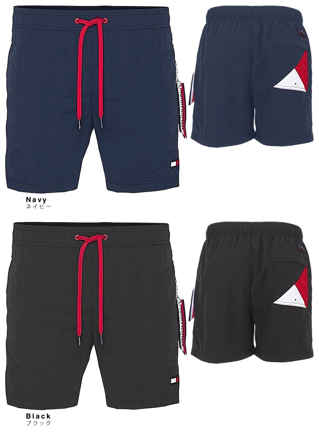 トミーヒルフィガー TOMMY HILFIGER 水着 サーフパンツ サーフショーツ 海パン スイムショーツ メンズ 男性 ブランド 黒 ブラック  ネイビー : 194-018 : MSS - 通販 - Yahoo!ショッピング