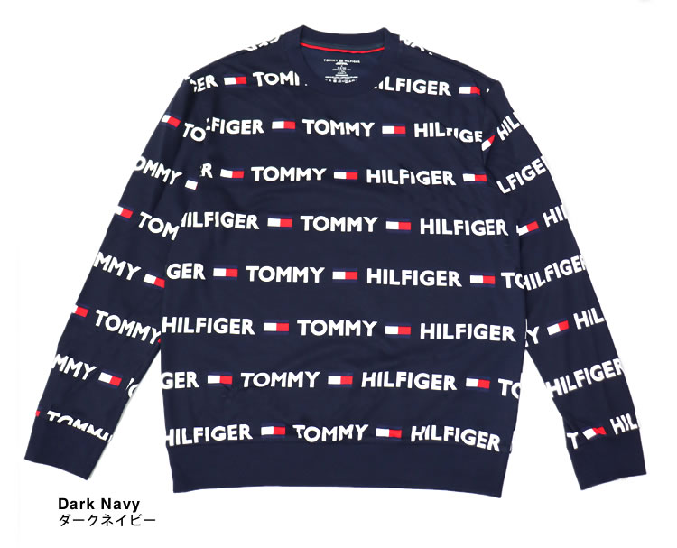 トミーヒルフィガー TOMMY HILFIGER トレーナー スウェット シャツ メンズ ロゴ 総柄 ブランド おしゃれ 大きいサイズ 秋冬 紺色  ネイビー : 194-059 : MSS - 通販 - Yahoo!ショッピング