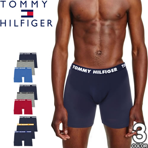 トミーヒルフィガー TOMMY HILFIGER ボクサーパンツ ボクサーブリーフ 3枚セット メンズ ロゴ ロング ローライズ ブランド アンダーウェア  下着 大きいサイズ : 194-090 : MSS - 通販 - Yahoo!ショッピング