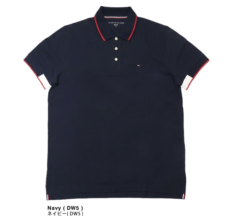 TOMMY HILFIGER（トミー・ヒルフィガー） ポロシャツ 半袖 メンズ ロゴ