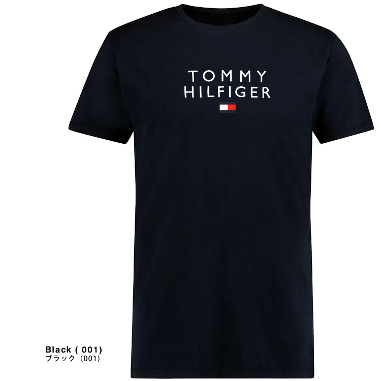 トミーヒルフィガー TOMMY HILFIGER Tシャツ 半袖 クルーネック メンズ ロゴ 刺繍 ...