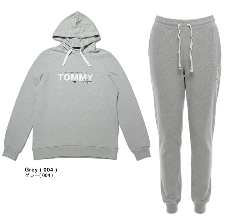 トミーヒルフィガー セットアップ 09T4502/4503 グレー Mサイズ Amazon | [Tommy Hilfiger] [トミーヒルフィガー] セットアップ 2点