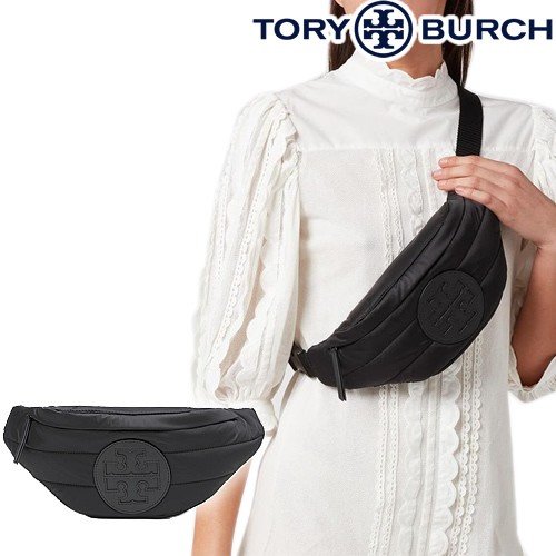 トリーバーチ TORY BURCH バッグ ウエストポーチ ウエストバッグ ボディバッグ エラ ベルトバッグ レディース ブランド ナイロン 黒  ブラック : 270-029 : MSS - 通販 - Yahoo!ショッピング