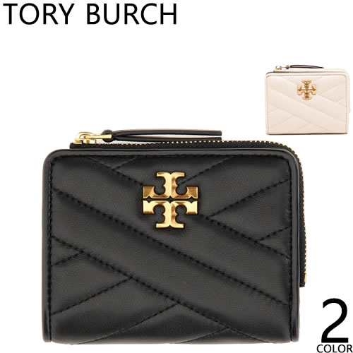 柔らかな質感の 財布 トリーバーチ BURCH TORY 二つ折り財布 キラ レディース 小物