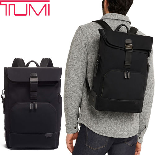 トゥミ TUMI リュック ビジネスバッグ ビジネスリュック ハリソン オズボーン ロール トップ バックパック メンズ ビジネス A4 ブランド 黒  ブラック