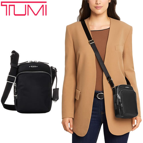 トゥミ TUMI ショルダーバッグ ルマ クロスボディ レディース ボヤジュール ミニショルダーバッグ 斜めがけ 軽い 小さめ ブランド ナイロン 黒  ブラック