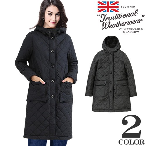 イギリス製 Traditional Weatherwear キルティングコート-