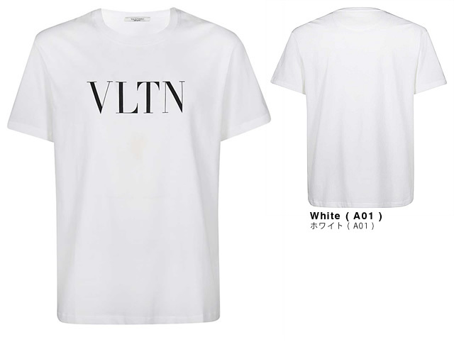 ヴァレンティノ VALENTINO Tシャツ 半袖 クルーネック 丸首 メンズ