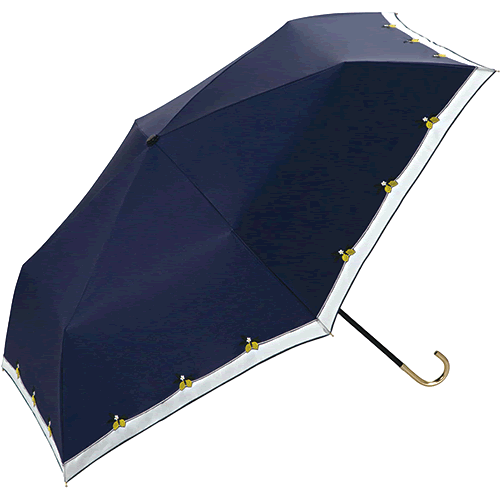 Wpc. wpc w.p.c 日傘 遮光 折りたたみ傘 傘 完全遮光 レモン刺繍 ミニ