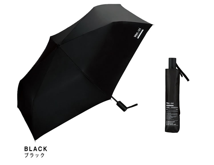 【新品未使用】Wpc. 日傘 (ブラック) 2way 完全遮光 Wpc. IZA 傘 完全遮光 IZA「BASIC JUMP」 日傘 長傘 65cm メンズ