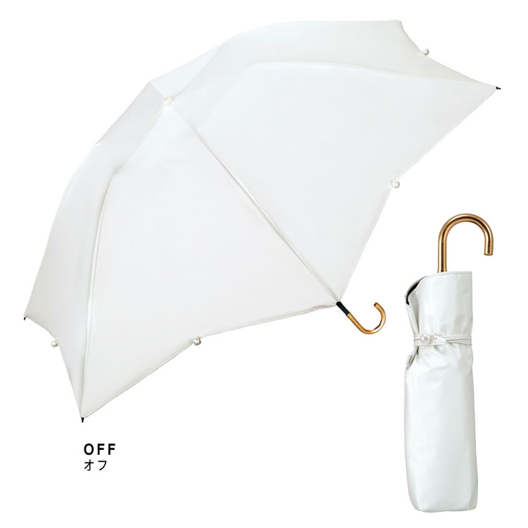 Wpc. 日傘 折りたたみ傘 傘 遮光 ドームパラソル パール ミニ