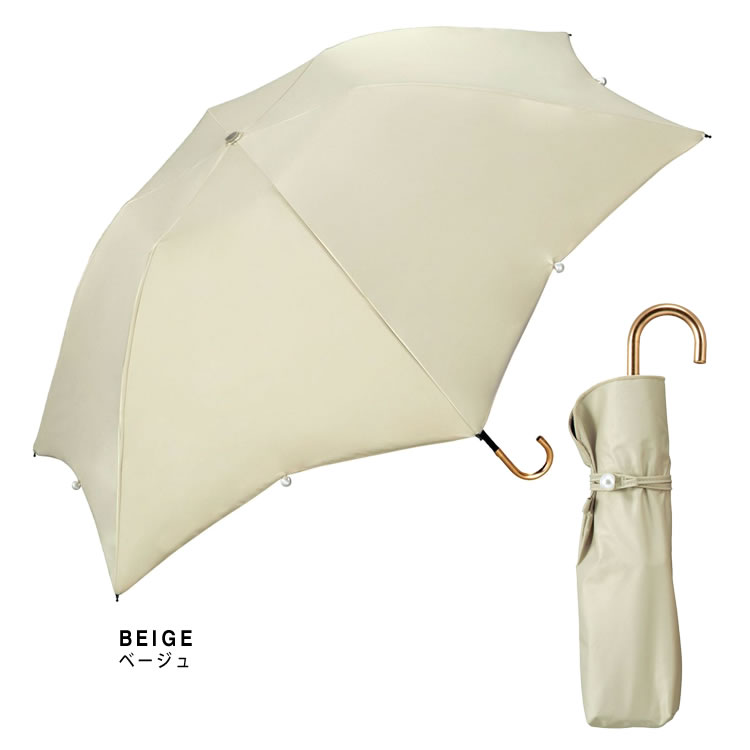 Wpc. 日傘 折りたたみ傘 傘 遮光 ドームパラソル パール ミニ