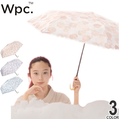 Wpc. 日傘 折りたたみ傘 傘 サンリオキャラクターズ 水彩モチーフ ミニ