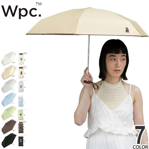 Wpc. 日傘 折りたたみ傘 傘 遮光アニマル刺繍 ミニ レディース 完全
