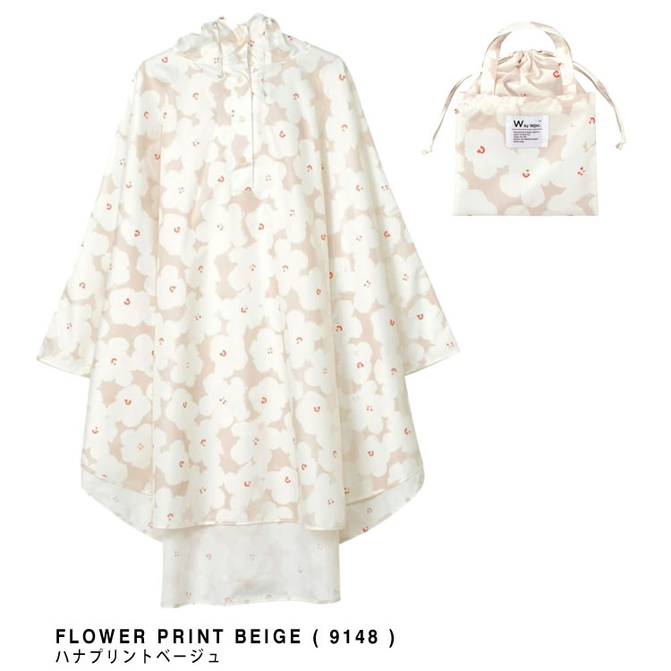 Wpc. レインポンチョ レインコート Wpc.ポンチョ R003 レディース  