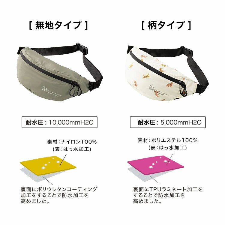 Wpc. バッグ ウエストポーチ ボディバッグ スリングバッグ
