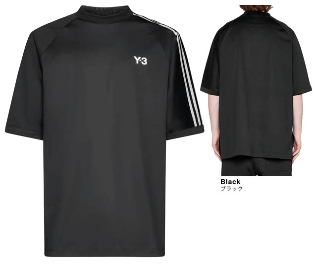 Y-3 ワイスリー ヨウジヤマモト adidas Tシャツ 3ストライプ ショート 