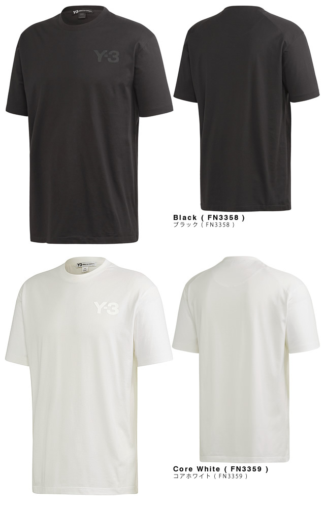 Y-3 ワイスリー ヨウジヤマモト adidas Tシャツ 半袖 クルーネック ...