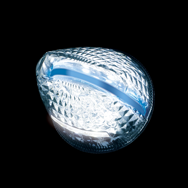 ファルコンマーカー CE-1875 彗星一文字 クリアレンズ/LEDホワイト(ライン光：ブルー) 槌屋ヤック LEDマーカー 12V/24V共用 トラック