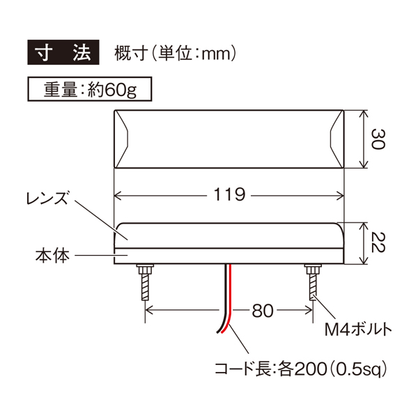 閃光 車高灯 24V CE-426 アンバー 槌屋ヤック トラック LED車高灯