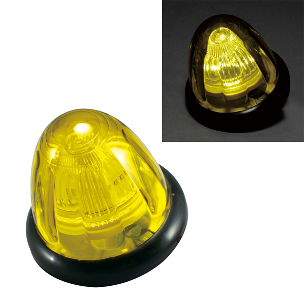 LEDドームマーカー 24V CE-451 イエロー 槌屋ヤック トラック LEDマーカーランプ