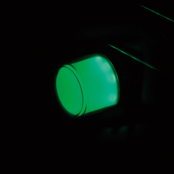 閃光ミニマーカー12/24V共用 CE-484 (グリーン) 槌屋ヤック トラック ステー付き LEDマーカー