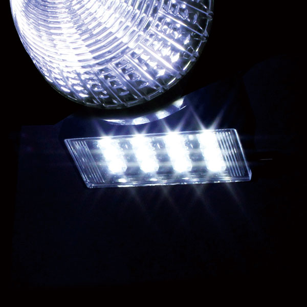超流星 ダウンライト ワイド3 クリアレンズ/ホワイト発光 CE-493 24V用 槌屋ヤック トラック LEDダウンライト