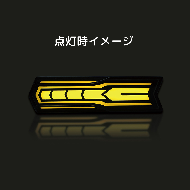 Edge Arrow Light LED車高灯 LEDサイドマーカーランプ イエロー CE-496 12V/24V共用 槌屋ヤック トラック エッジアローライト