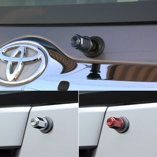 リアワイパーマスコット　レーシングナット(ジュエルナシ)　リアワイパーキャップ　おもしろ