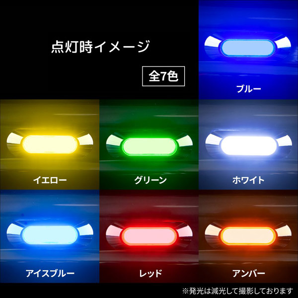 LEDフラットマーカー ユーロスタイル 楕円型 グリーン 502383 ジェットイノウエ(JET INOUE) 埋め込みタイプ LEDマーカー