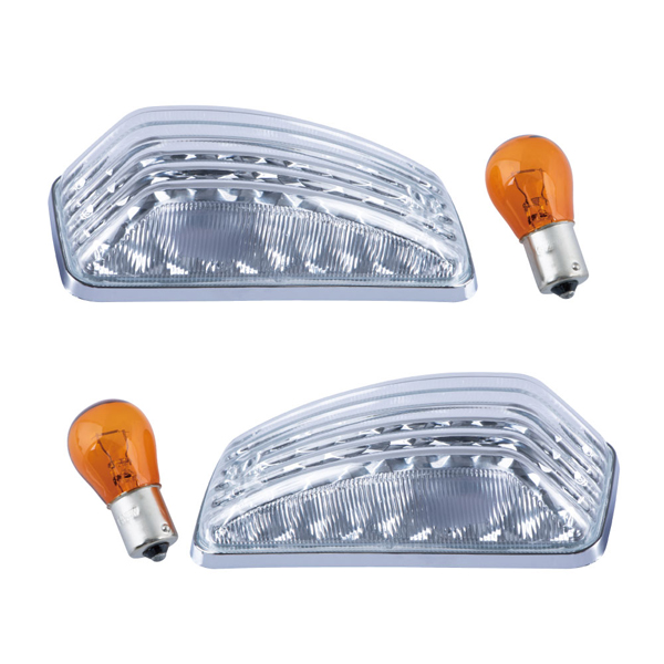 ドアサイドマーカーランプ左右セット クオン(H22/4〜)・フレンズコンドル用 Bタイプ/クリア 526206 JET INOUE(ジェットイノウエ) 新灯火規制対応タイプ