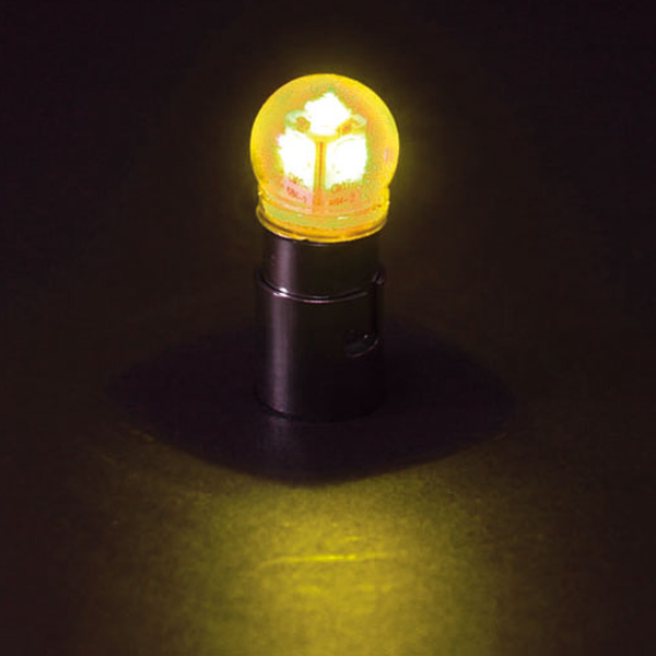 ジェットイノウエ G18電球型LEDバルブ 24V用 イエロー 528702 1個入り
