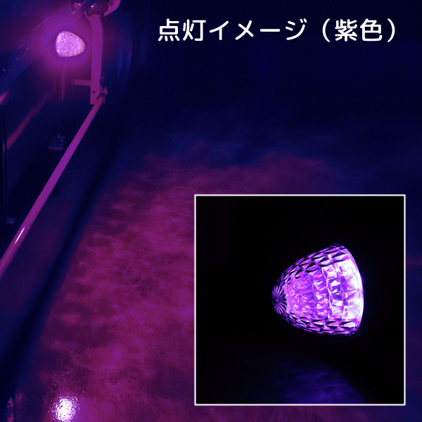 LEDスターライトバスマーカーランプ零(ゼロ) カラーレンズ仕様 532636 紫レンズ/ホワイトLED ジェットイノウエ(JET INOUE) LEDマーカーランプ