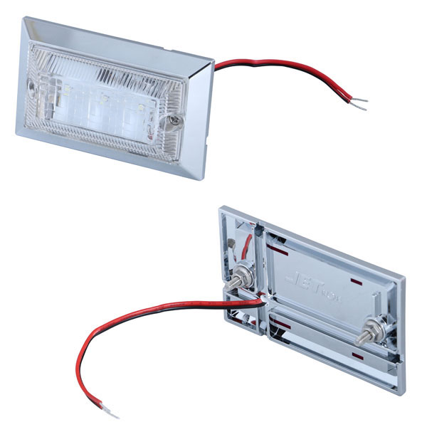 ハイパワーフラットマーカーランプNEO 534503 クリアレンズ/グリーンLED ジェットイノウエ(JET INOUE) 12V/24V共用 LEDマーカーランプ