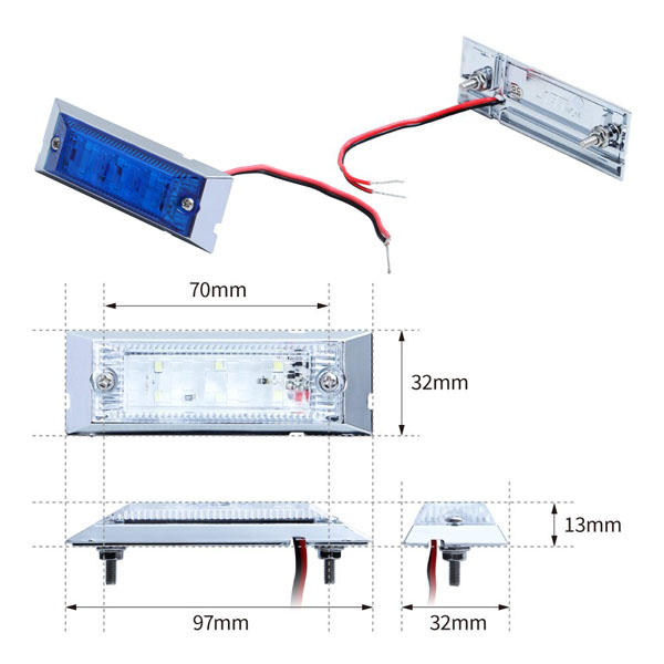 ジェットイノウエ LED マーカーランプ ウルトラフラットマーカーランプ