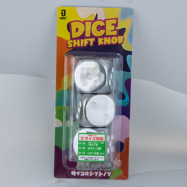 その他 Nova ジェットイノウエ サイコロシフトノブ 3連タイプ/クローム 561689 JET