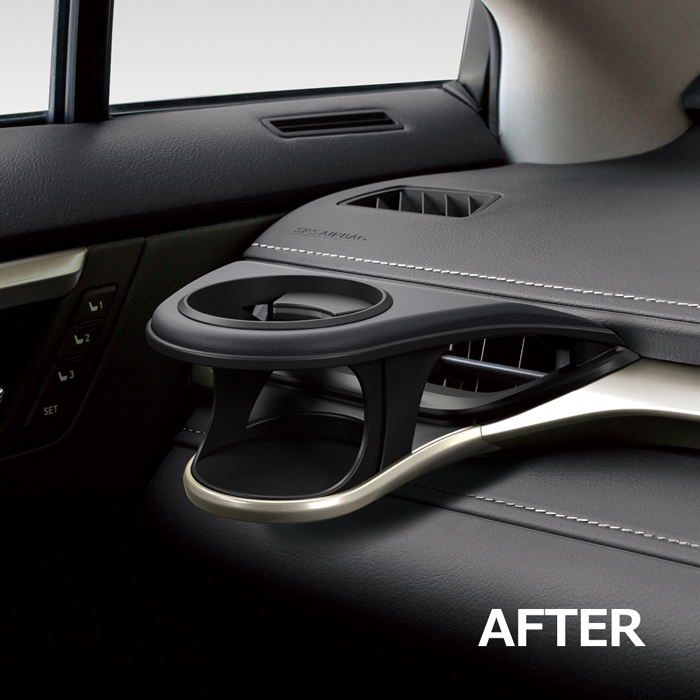 槌屋ヤック エアコンドリンクホルダー LEXUS RX 20系前期専用 助手席用