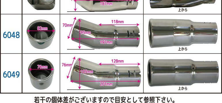 ZAK SPORT スーパーテールパイプ(マフラーカッター)