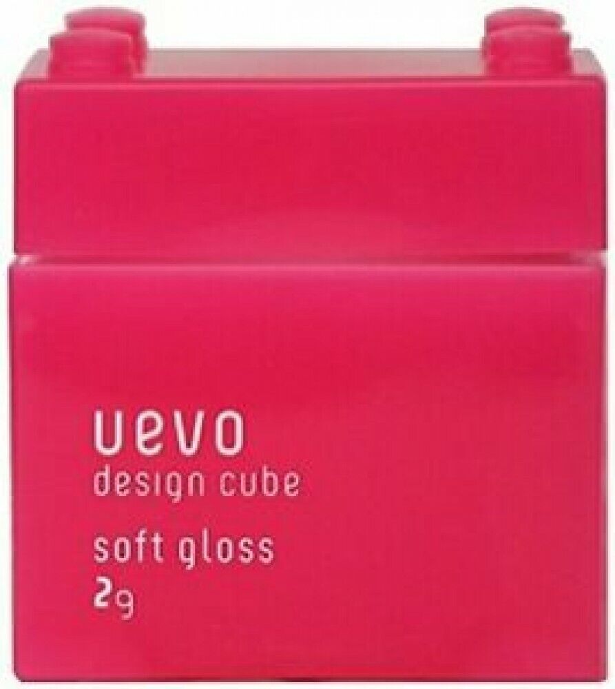 デミ ウェーボ デザインキューブ ソフトグロス(80g) スタイリング剤 サロン専売品 美容院 ヘアケア demi uevo ヘアジェル スタイリングジェル ピンク 美容室