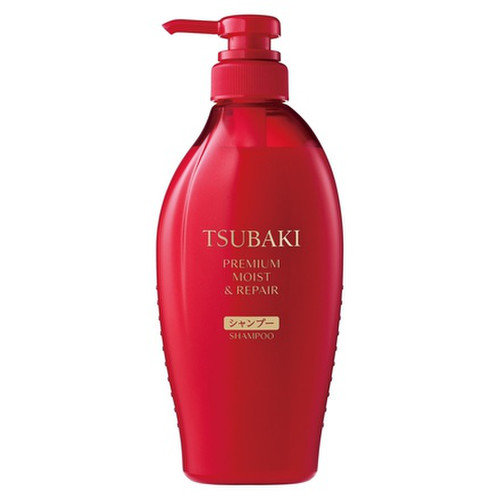 TSUBAKI ツバキプレミアム モイスト＆リペア シャンプー(450mL) 水分保持 うるおい 補給　生きた艶　弾む髪　椿